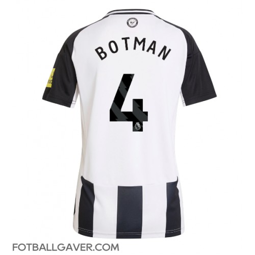 Newcastle United Sven Botman #4 Fotballklær Hjemmedrakt Dame 2024-25 Kortermet Newcastle United Sven Botman #4 Fotballklær Hjemmedrakt Dame 2024-25 Kortermet